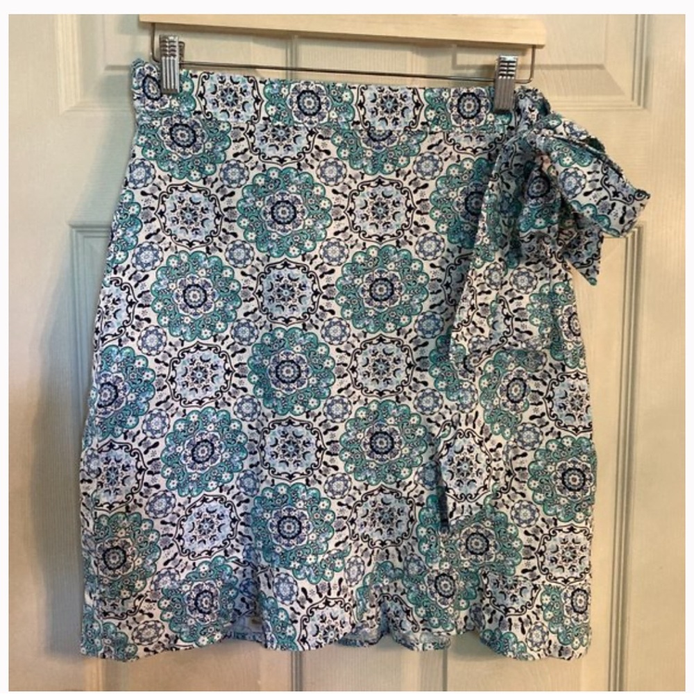 Loft Faux Wrap Skirt - super cute